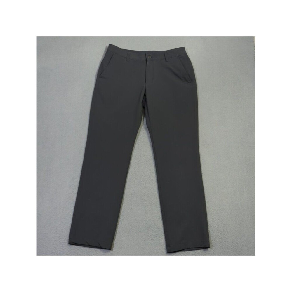 Under Armour Pants Men's 34x32 Fits 33x30 Black Tech Golf Performance Casual
